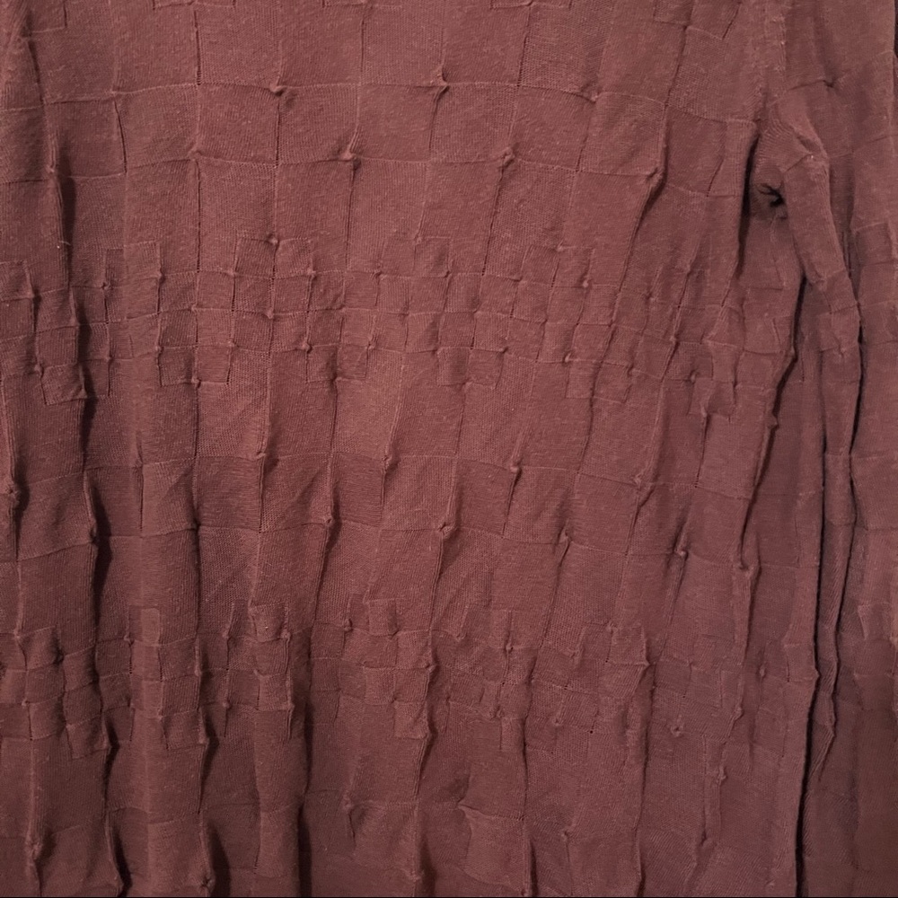 Margaret O’Leary Oragami Open Long Duster Cardigan in Brown Sz Small - Picture 5 of 6